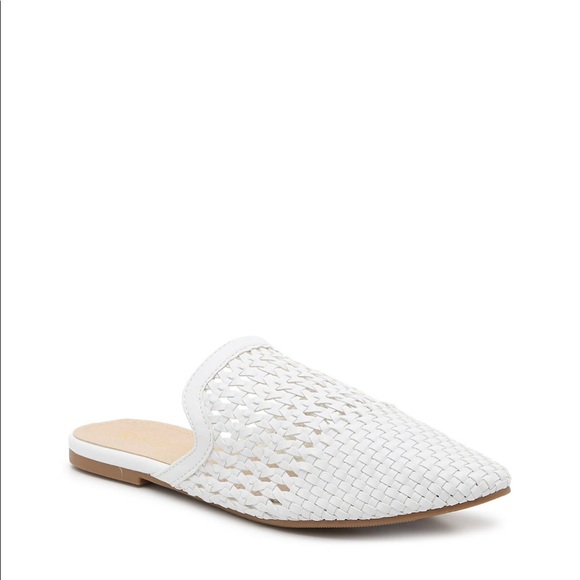 woven mule slides